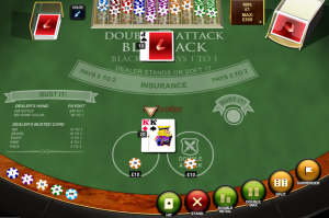 A Glimpse at Double Attack Blackjack